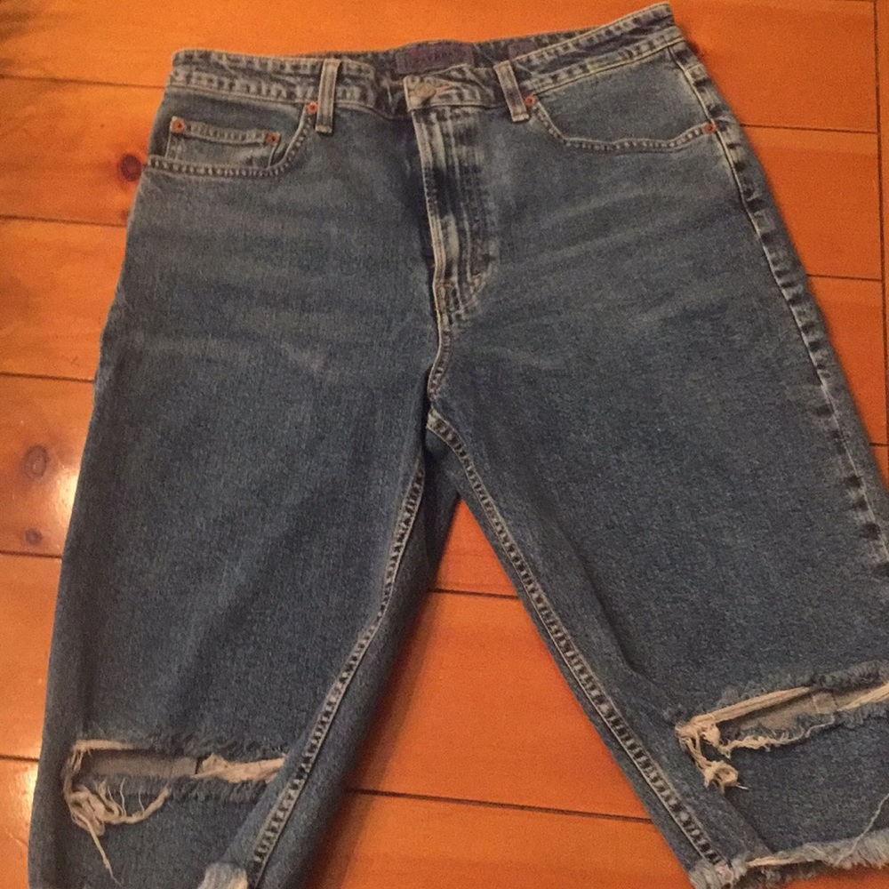 Lucky brand pin high rise Bermuda shorts